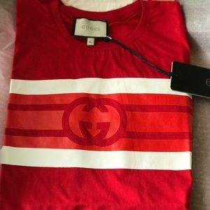 New Red Gucci T-Shirt